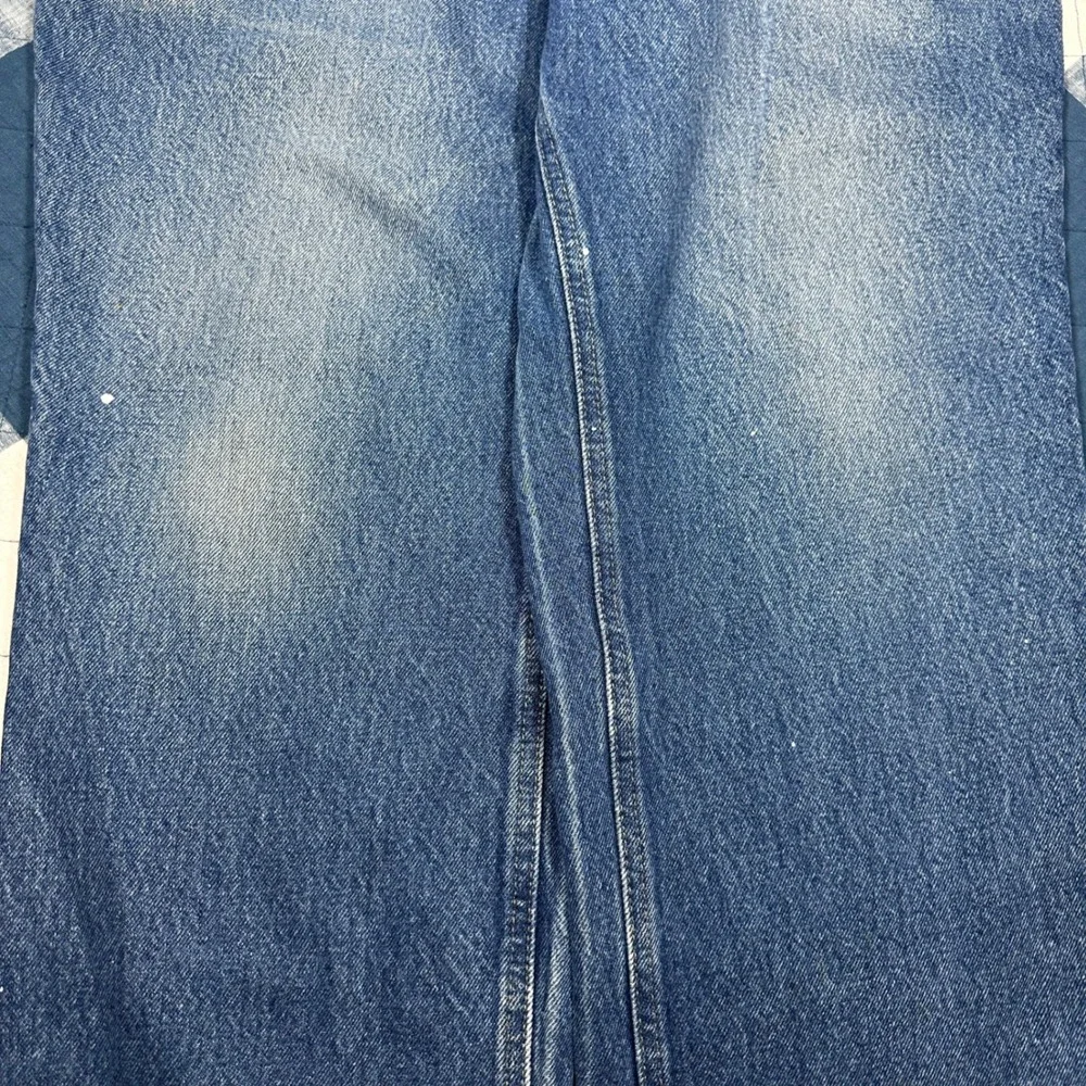 Carhartt Relaxed Fit Jeans Mens 38x32 Blue Denim Straight Leg Workwear 381-83